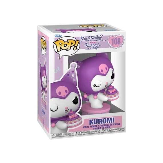 KUROMI 20TH ANNIVERSARY - POP N° 108 - Kuromi with Cake