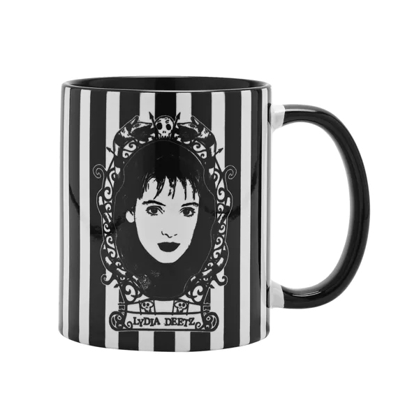 BEETLEJUICE - Black&White - Lydia - Inner Colored Mug