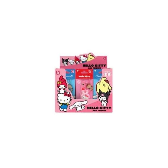 HELLO KITTY - Peach Series - Assortiment 12 Keychain 6-7cm