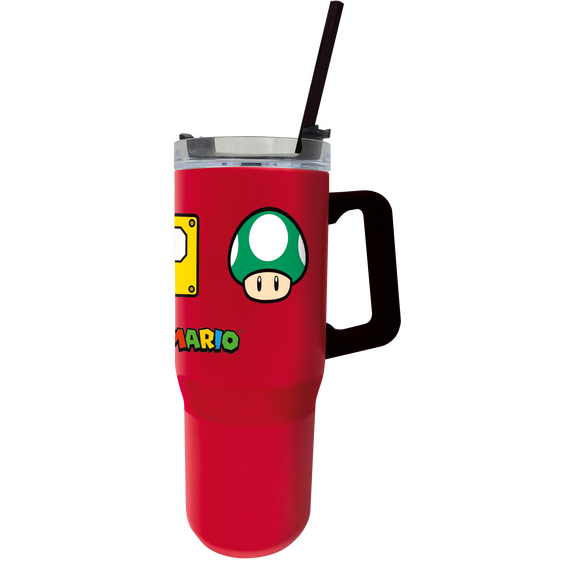 SUPER MARIO - XXL Rambler Mug - Size 39Oz