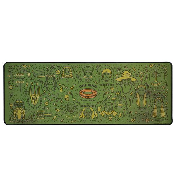 THE LORD OF THE RINGS - XL Desktop Mat + 1 Coaster