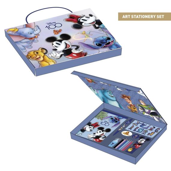 DISNEY 100 YEARS - Stationery Box - 12 pc. - 37,5 x 25 x 3 cm
