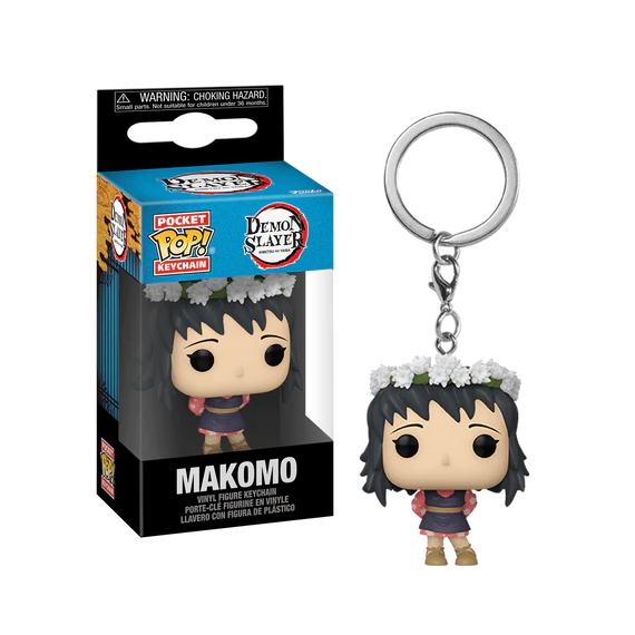 DEMON SLAYER - Pocket Pop Keychains - Makomo (Flower Headdress)