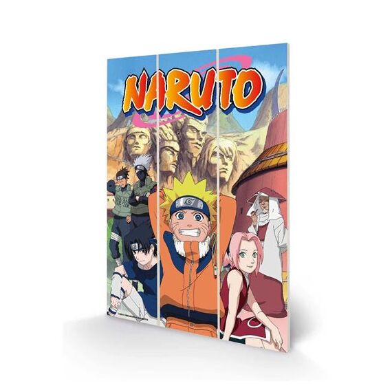NARUTO - The Hidden Leaf Village - Wood Print 20x29.5cm