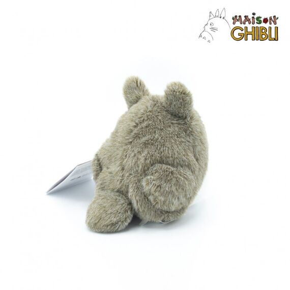 MY NEIGHBOR TOTORO - Grey Totoro Lying Down - Fluffy Beanbag Plush 7cm