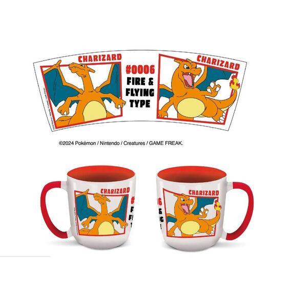 POKEMON - Charizard - Mug Elite Colored Inner - 13Oz