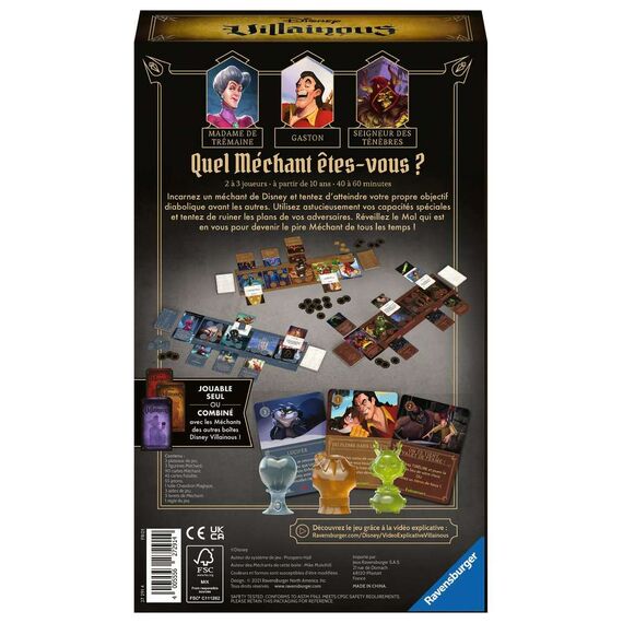 DISNEY Villainous Ext 4 - JDS - Monstrueusement Malsains (French)