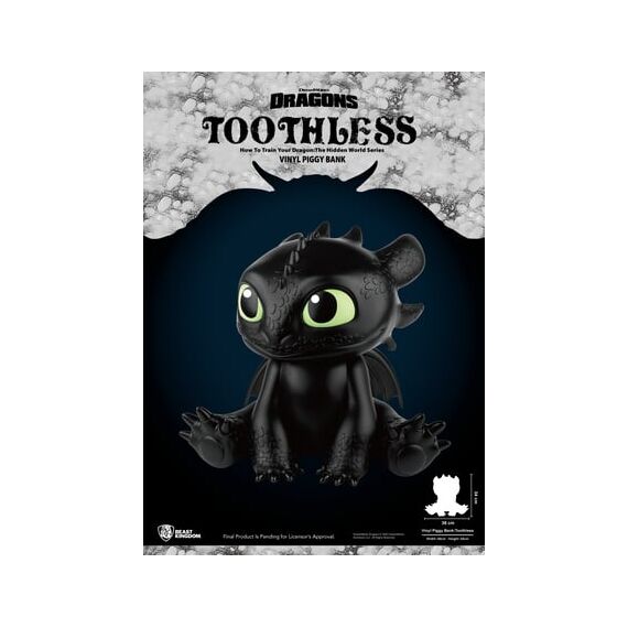 HOW TO TRAIN YOUR DRAGON - Toothless - Piggy Bank 34cm