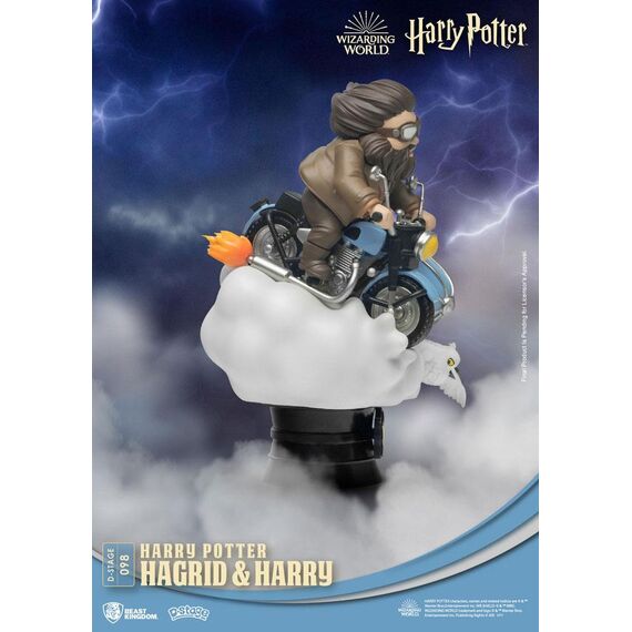 HARRY POTTER - Hagrid & Harry - Statue D-Stage New Ver. 15cm