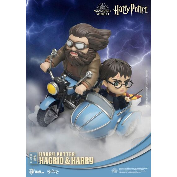 HARRY POTTER - Hagrid & Harry - Statue D-Stage New Ver. 15cm