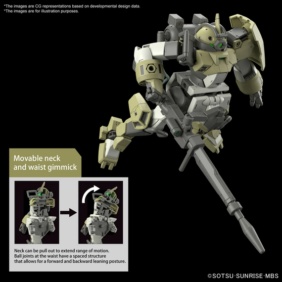 GUNDAM - HG 1/144 Character B's Demi Trainer (Tentative) - Model Kit