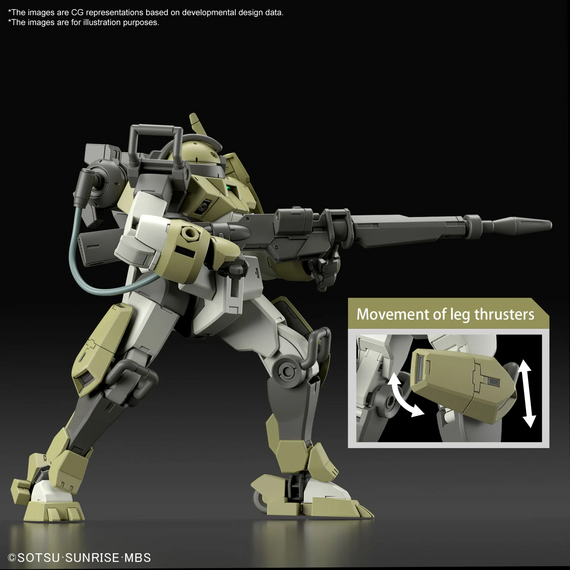 GUNDAM - HG 1/144 Character B's Demi Trainer (Tentative) - Model Kit