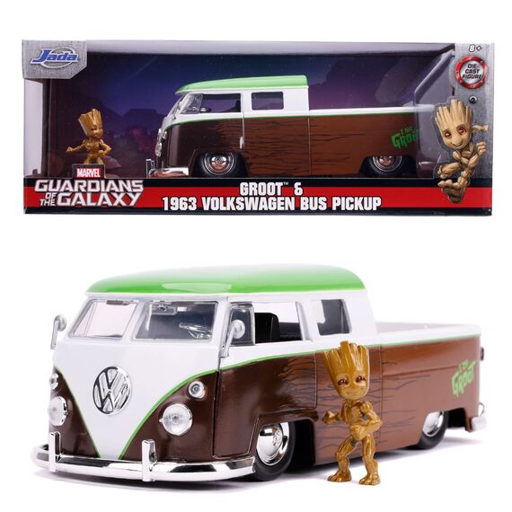 MARVEL - Groot 1963 VW Bus Pickup - 1:24