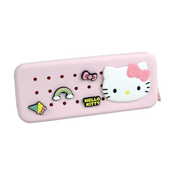 HELLO KITTY - Silicone Pencil Case with pins
