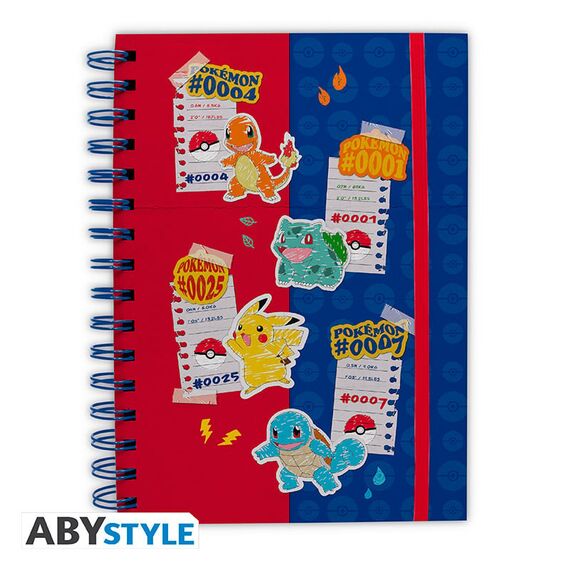 POKEMON - Red & Blue Partners - Notebook A5