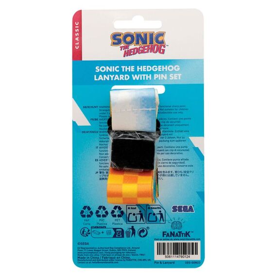 SONIC - Lanyard & Limited Edition Pin's
