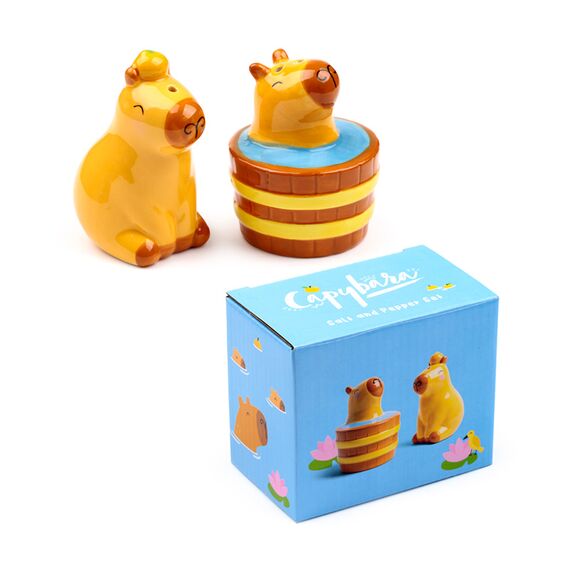 KAWAII - Duke the Capybara - Salt and Pepper Shakers Set