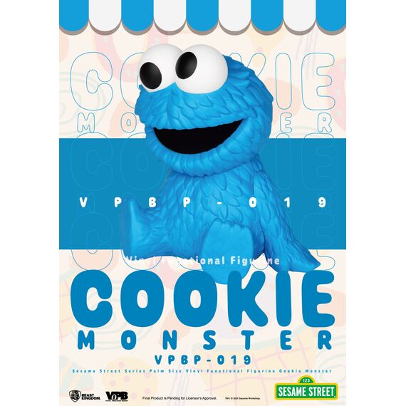 SESAME STREET - Cookie Monster - Palm Size Bank 11.8cm