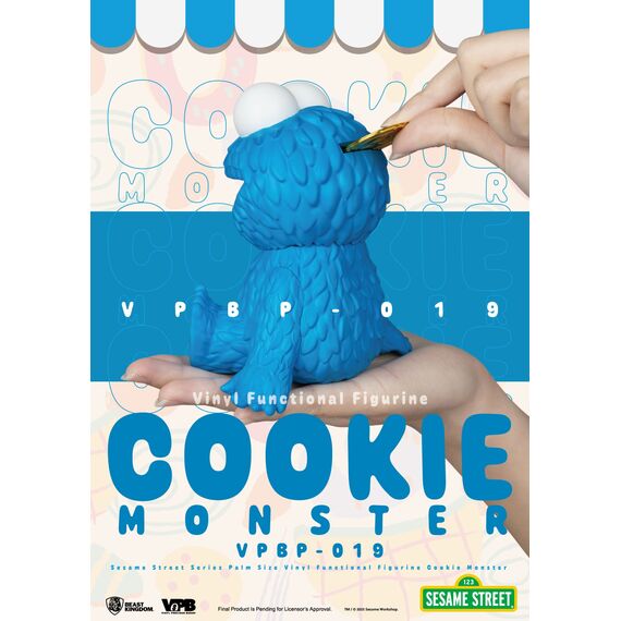 SESAME STREET - Cookie Monster - Palm Size Bank 11.8cm
