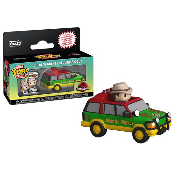 JURASSIC PARK - Bitty Pop Ride - Jurassic SUV avec Dr. Grant