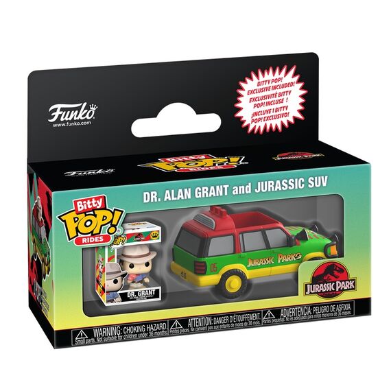 JURASSIC PARK - Bitty Pop Ride - Jurassic SUV avec Dr. Grant