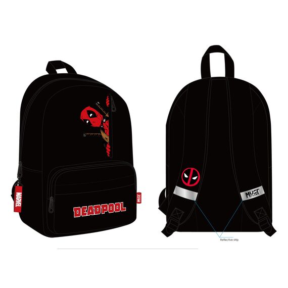 DEADPOOL - Red Logo - Backpack '41x29x17cm'