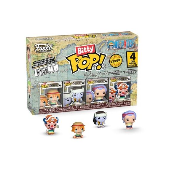 ONE PIECE - Bitty Pop 4 Pack 2.5cm - Nami