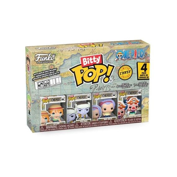 ONE PIECE - Bitty Pop 4 Pack 2.5cm - Nami