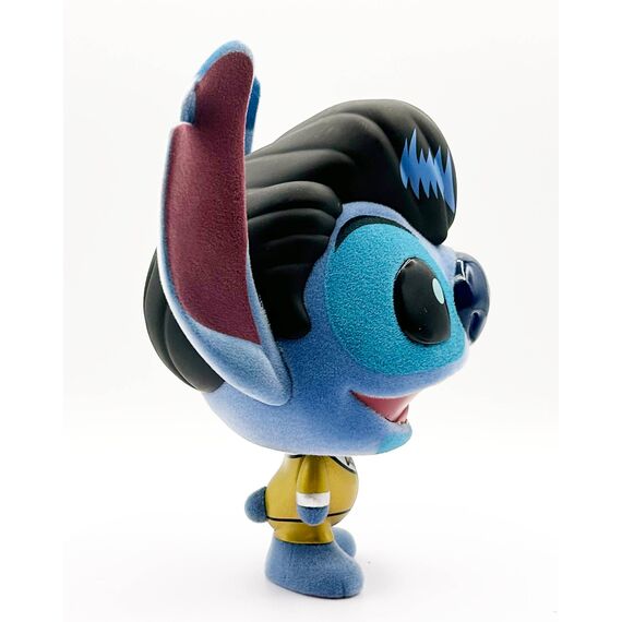STITCH - Elvis Gold Suit - Bhunny Flocked Vinyl Figure - 10cm