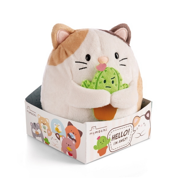 BIG FRIENDS - Cat Angy with Cactus - Plush 27cm