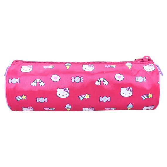 HELLO KITTY - Rainbow - Round Pencil Case