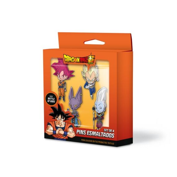 DRAGON BALL SUPER - Set of 4 Pin's