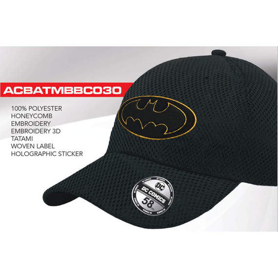 BATMAN - Logo - Baseball Cap "Honey Comb"