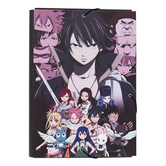 FAIRY TAIL - A4 Premium Binder with Flaps & Elastic Band