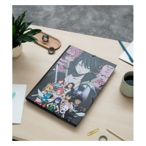 FAIRY TAIL - A4 Premium Binder with Flaps & Elastic Band