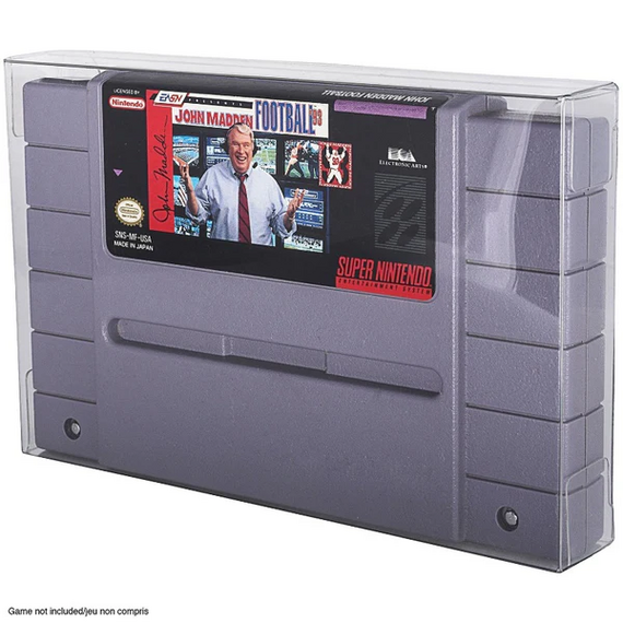 EVORETRO - SNES (Cartridge) - PET Protectors 25 piece