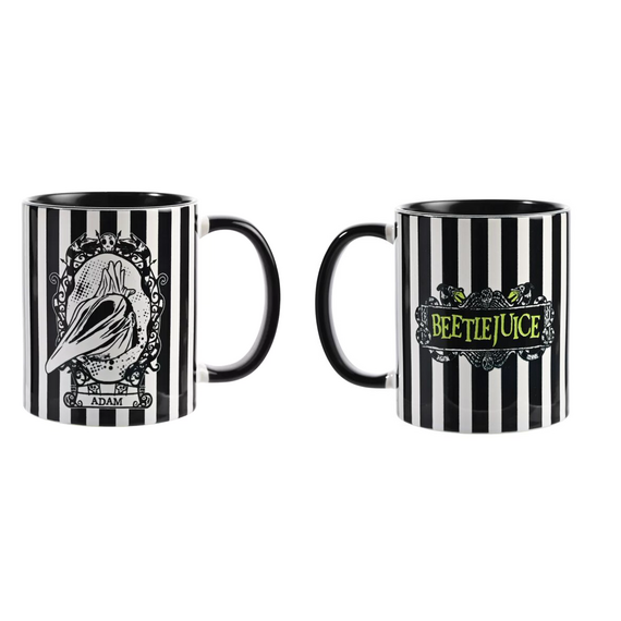 BEETLEJUICE - Black&White - Adam - Inner Colored Mug