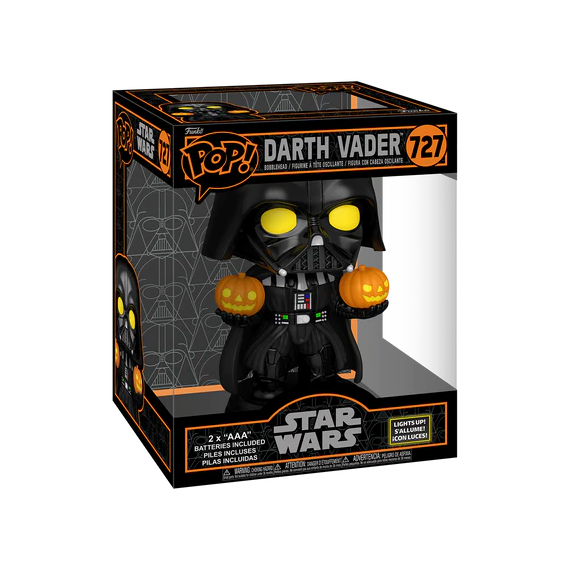STAR WARS - POP Super N° 727 - Darth Vader (Lights Up!)