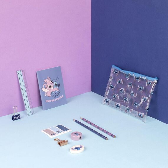 STITCH & ANGEL - You're My Fav - Stationery Set 12 Pc