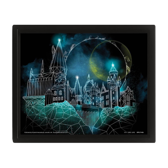 HARRY POTTER - Geometric Hogwarts - Wall Art 25x20