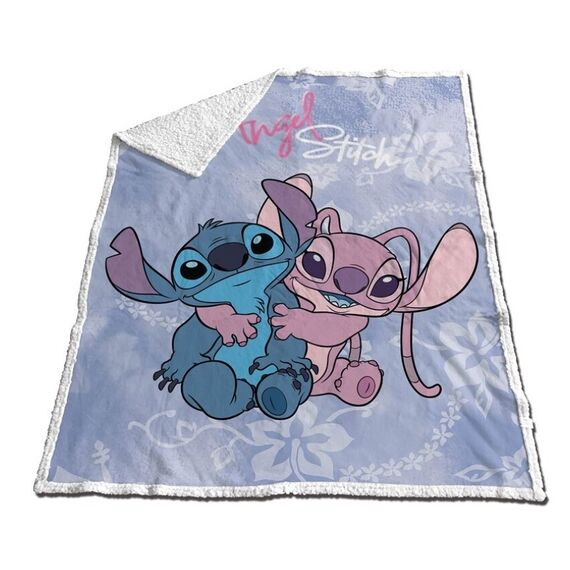 LILO & STITCH - Stitch & Angel - Sherpa Blanket 120x150cm