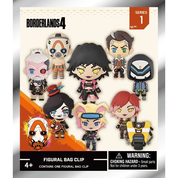 BORDERLANDS - Series 1 - 3D Foam Bag Clip (Display 24 Pcs)