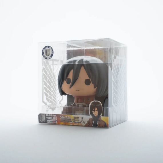 ATTACK ON TITAN - Mini Money Box - PVC Chibi Mikasa - 13cm