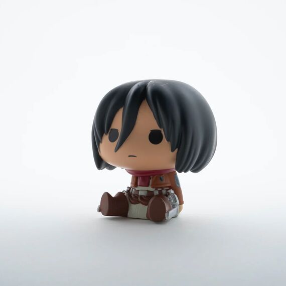 ATTACK ON TITAN - Mini Money Box - PVC Chibi Mikasa - 13cm
