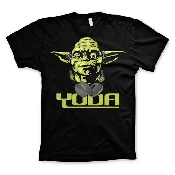 STAR WARS - T-Shirt Cool Yoda - Black (S)