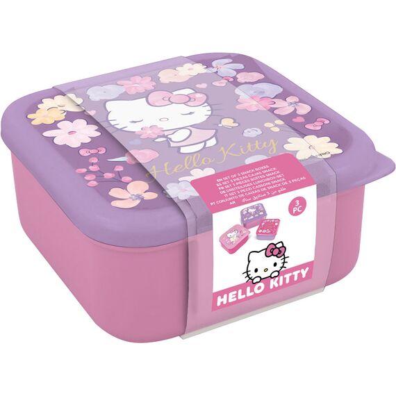HELLO KITTY - Snack Boxes - 3 pcs
