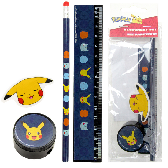 POKEMON - Starter - Stationery Set - 4pc.