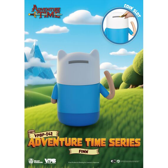 ADVENTURE TIME - Finn - Bank Vinyl Figure 11.6cm