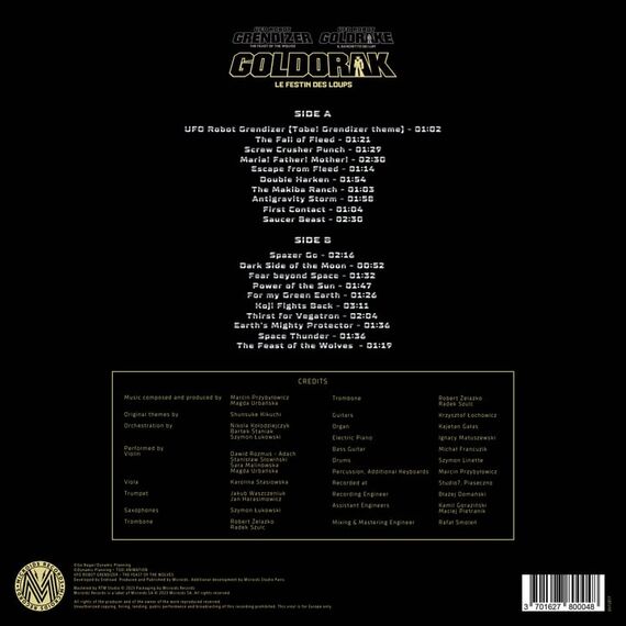 GRENDIZER - Vinyle Original Game Soundtrack