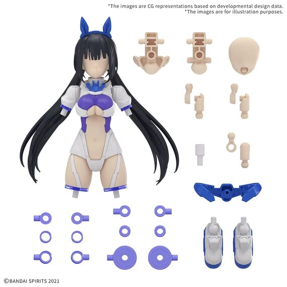 30MS - Option parts set 21 (Sprint costume) (Color B) - Model Kit